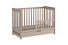 Baby cot Klupś IWO with driwer and removable side Beige