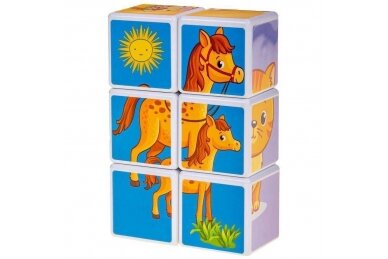 Magnetic blocks Smily Play FARM 2