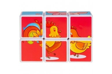 Magnetic blocks Smily Play FARM 3