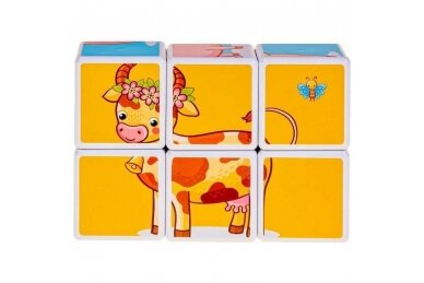 Magnetic blocks Smily Play FARM 1