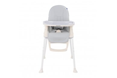 Highchair CREAMY 3in1, Grey 1