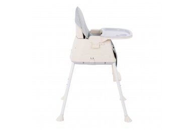 Highchair CREAMY 3in1, Grey 3