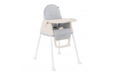 Highchair CREAMY 3in1, Grey