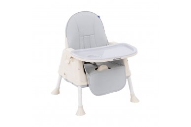 Highchair CREAMY 3in1, Grey 6