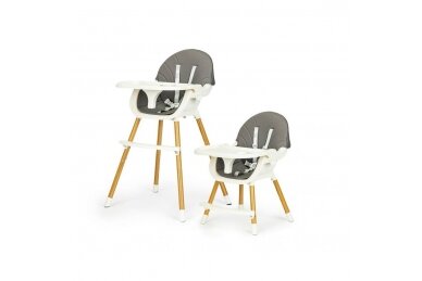 High chair Ecotoys HA-004 Grey