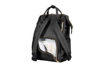 Mama Bag Backpack SIENA, Black&Gold 3