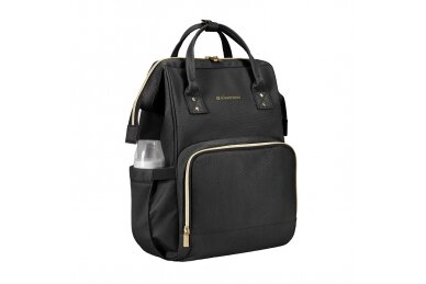 Mama Bag Backpack SIENA, Black&Gold