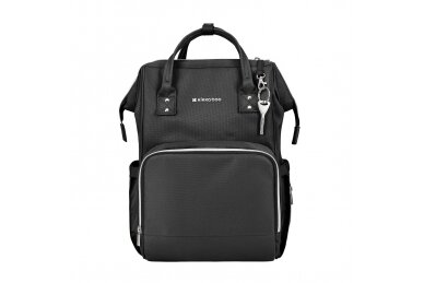 Mama Bag Backpack SIENA, Black&Silver 1