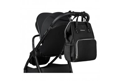 Mama Bag Backpack SIENA, Black&Silver 6