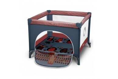 Playpen Lionelo FIE Blue Cobalt Red 1