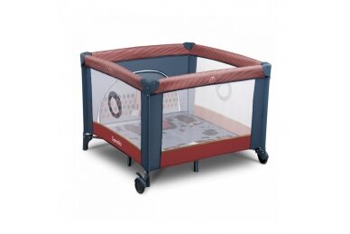 Playpen Lionelo FIE Blue Cobalt Red