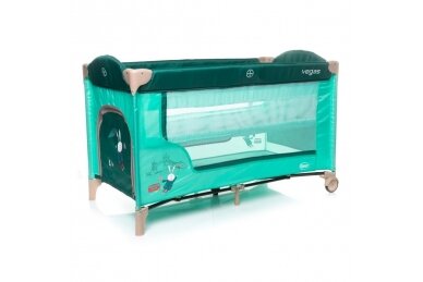 Baby Travel Cot 4baby VEGAS Turquoise