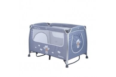 Duo Level Travel Cot DREAMY BEAR-2, Grey  5