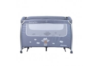 Duo Level Travel Cot DREAMY BEAR-2, Grey  6