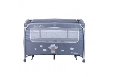 Duo Level Travel Cot DREAMY BEAR-2, Grey  4