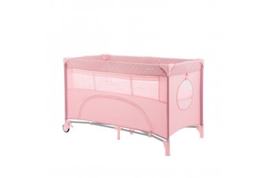 Duo Level Travel Cot NIGHTY NIGHT-2, Pink 1