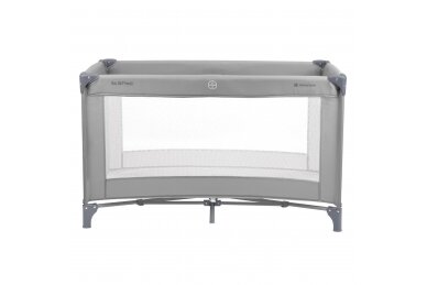 Baby Travel Cot SO GIFTED, Grey 1
