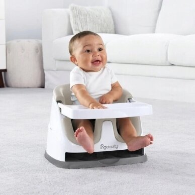 Стулчик для кормления Ingenuity  BABY BASE 2in1 Beige 2