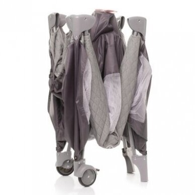 Кровать-манеж  BabyMix Dark Grey 8