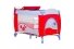 Duo Level Travel Cot & Toys DAY&NIGHT-2, Red/Blue