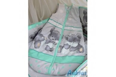 Sleeping bag Ankras MIKA Mint,104-110 cm