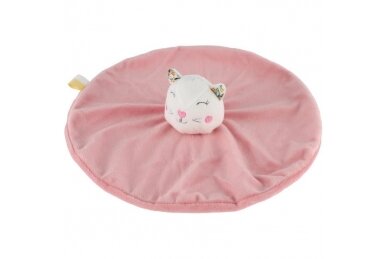 Security Blanket Loveys for Babies CAT Pink 1