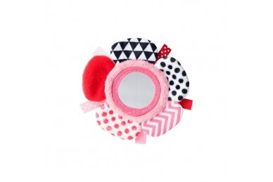 Soft toy with a mirror on the wrist Canpol 68/056 Red 1