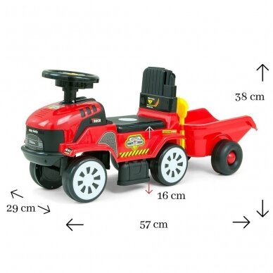 Milly Mally Трактор  Rolly Plus Red 2