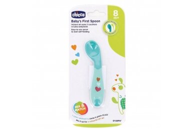 Educational curved spoon Chicco BABY'S FIRST SPOON 1