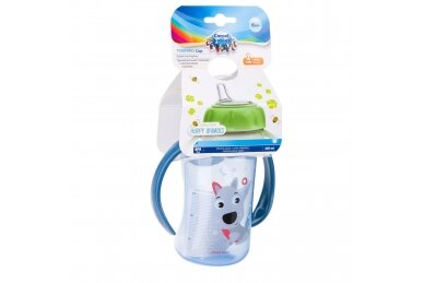 Training Cup Silicon Spout CUTE ANIMALS 56/512 Blue 3