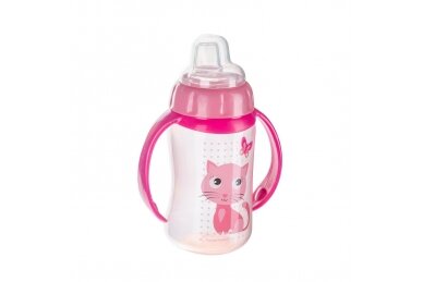 Training Cup Silicon Spout CUTE ANIMALS 56/512 Pink 1