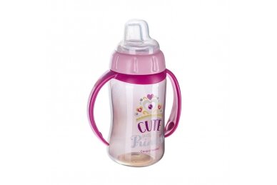 Training Cup Silicon Spout Canpol FUTURE DAYDREAMS 56/514 Pink 1