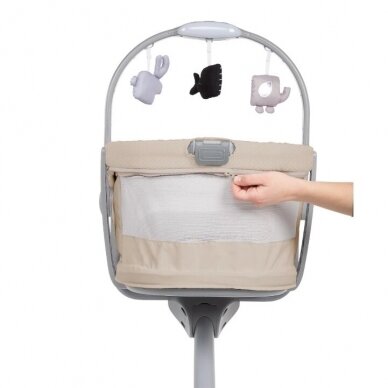 Mobilus lopšys – kėdutė Chicco BABY HUG PRO 5in1, Beige Latte 7