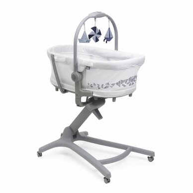 Mobilus lopšys – kėdutė Chicco BABY HUG PRO 5in1, White Cream