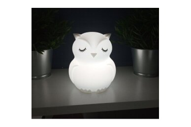 Silicone night lamp OWL 4