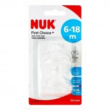 NUK  Žindukais silikoninis FIRST CHOICE+ 6-18 m