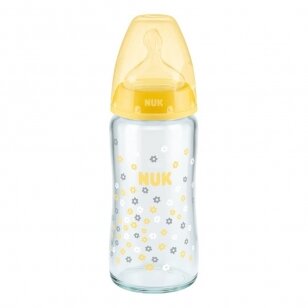 NUK бутылочка Стеклянная First Choice+,240 ml NO COLIC 0-6