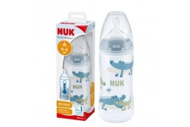 NUK Baby Bottle First Choice+,300 ml NO COLIC 0-6