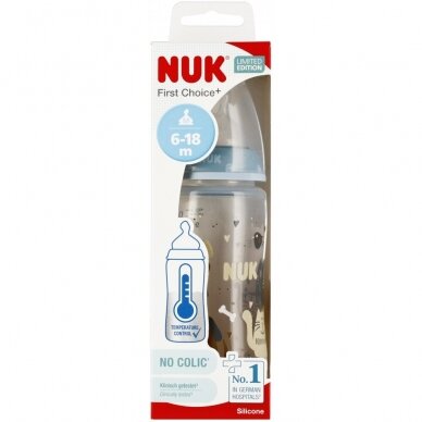 NUK buteliukas 300 ml NO COLIC, 6-18 m 2