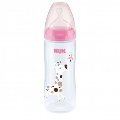 NUK бутылочка First Choice+, 300 ml NO COLIC, 0-6 m