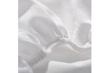 Waterproof & breathable fitted sheet JERSEY White 1