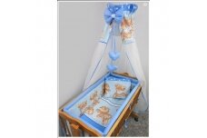 Bedding 7 pieces  Ankras MIKA Blue