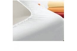 Jersey fitted sheet with elastic band 40/90 cm White 1