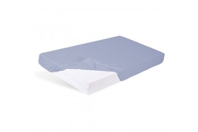 Waterproof & breathable fitted sheet Frotte 70 Grey