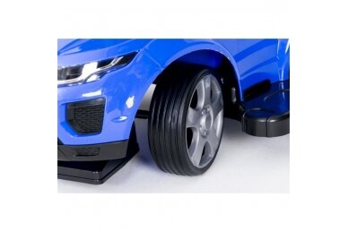 Ride-On Car with Push Bar 614R Blue 8