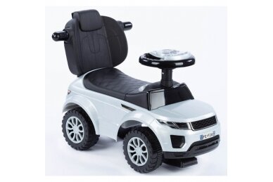 Ride-On Push Car with Sounds 614W Grey 3