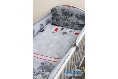 Bedding 5 pieces Ankras MIKA  Grey