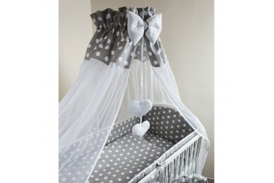 Bedding 6 pieces Ankras DOTS Grey