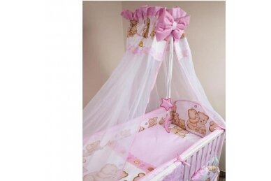 Bedding 6 pieces Ankras PRZYJACIELE PinkHAPPY BEAR