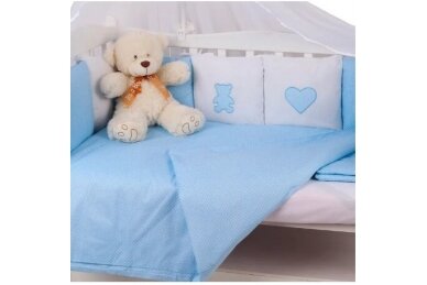 Bedding 7 pieces Amarobaby KROCHA Blue